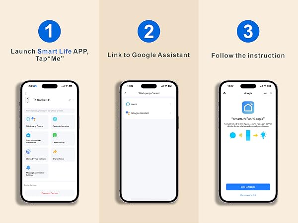 Link to Google Home