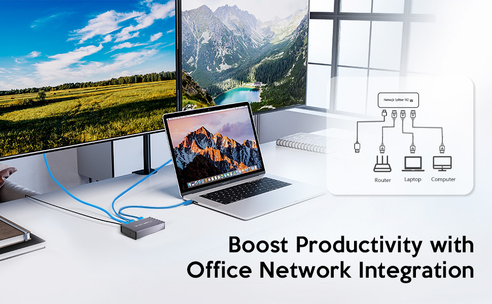 Ethernet Splitter 1 to 2 A5