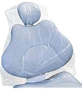 JMU 200PCS Dental Half Chair Cover, 32" x 32" Disposable Clear Plastic Sleeve Protector, Large