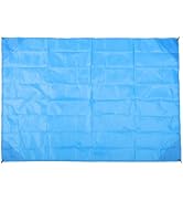 Mikikit Mini Folding Beach Mat Lightweight Waterproof Ground Mat Outdoor Camping Accessory