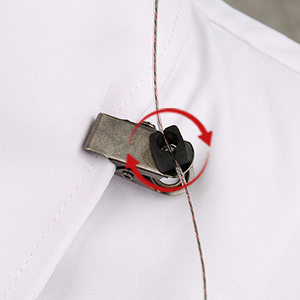 rotatable clothing clip