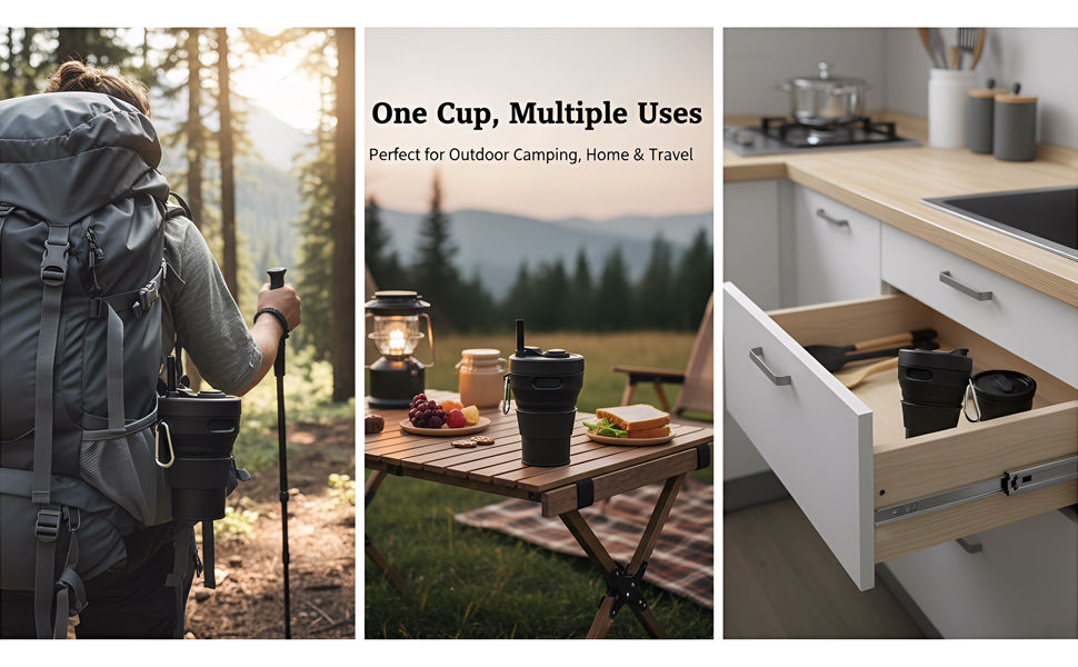 collapsible camping cups