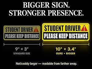 BIGGER SIGN 10*3.4 INCH