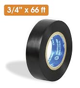 3/4" X 66 ft Black Electrical Tape
