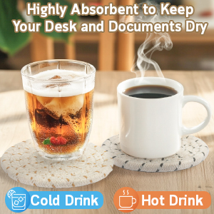 absorbent coasters cute desk accessories bar decor coffee table decor for living room