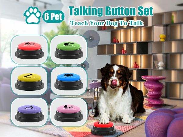 Dog Talking Button Set