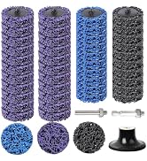 53PCS Quick Strip Disc for Drill, 2 Inch Die Grinder Stripping Discs, 1/4" Shank Sanding Grinding...