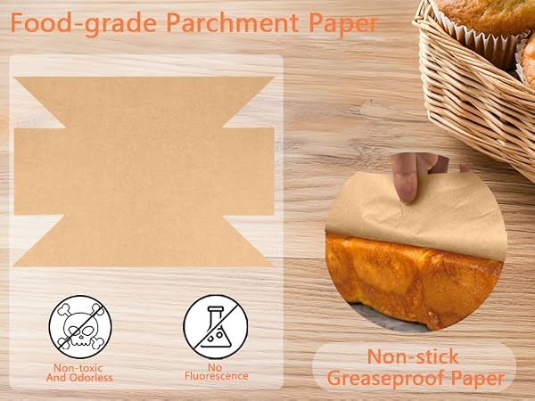 parchment paper loaf pan liners