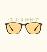 Goiteia Orange Blue Light Blocking Glasses-Retro 70s Blue Light Glasses for Men Women, Easier Sle...