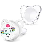FDK Baby Pacifier Oral Thermometer, High Accuracy Digital Newborn Thermometer with LCD Display, S...