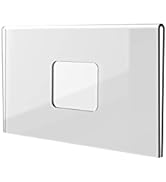 Boloyo Acrylic Wall Mounted Name Plate Holder, 12PC 4” x 2”Clear Sign Holder with Adhesive Tapes,...