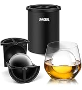 Clear Ice Cube Maker, 2.5" Stainless Steel Crystal Clear Ice Ball Maker, Non-BPA Premium Silicone...
