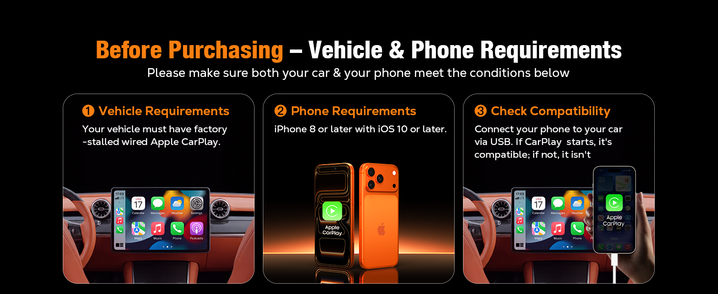 Mini Wireless CarPlay Adapter for iPhone