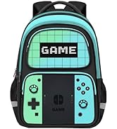 JIRAIKEI Backpack For Boys-Ages 6-18,17? Video Game Bookbag School Back Pack