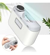 2026 Upgraded 3-in-1 Electric Nail Clipper & Polisher with LED Light, 2-Speed, Auto Shut-Off, Low...