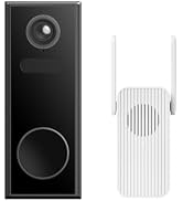 Luna Video Doorbell Camera, 4MP 180° Wide View, Dual-Band WiFi & Chime | Head-to-Toe Coverage & W...