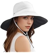 Sukeen Wide Brim Sun Hats for Women Men, Double Sided Wearing Fishing Hats UPF50+ Cooling Bucket ...