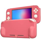 Grip Case for Nintendo Switch Lite, Silicone Case for Nintendo Switch Lite - Coral