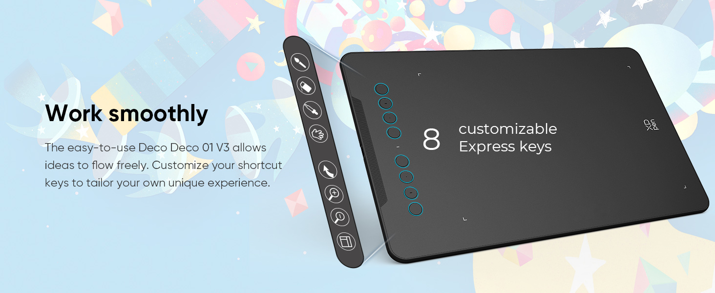 XPPen DECO 01 V2 DRAWING TABLET