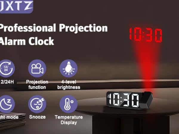 projection alarm clock