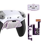 eXtremeRate RISE4 Plus MAX RMB Back Paddles Kit with Clicky Trigger Stops & Rubberized Grip for P...