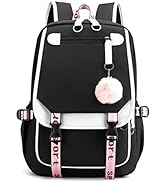 Backpack for Girls Casual Daypack Nylon Waterproof Kids Elementary Middle Schoolbag Children Bookbag