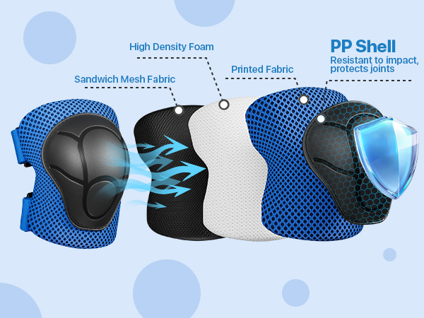 kids knee pads and elbow pads set