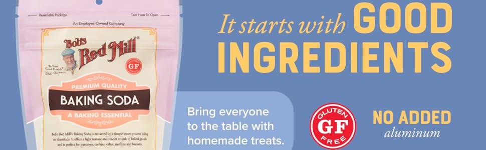 Bob's Red Mill premium quality aluminim free baking soda