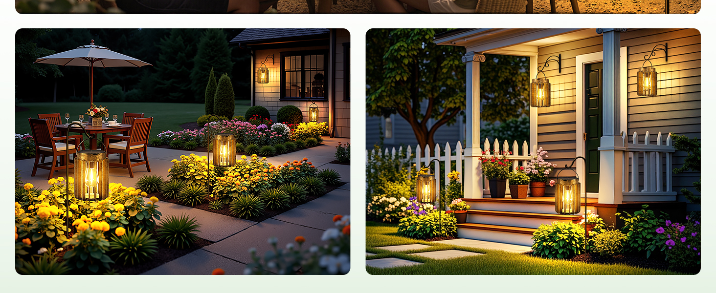 outdoor hanging solar lights