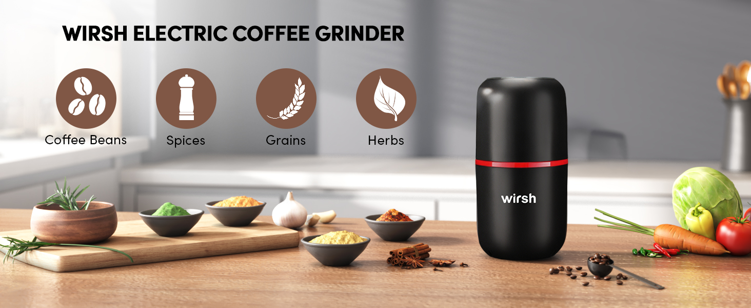 wirsh electric coffee grinder