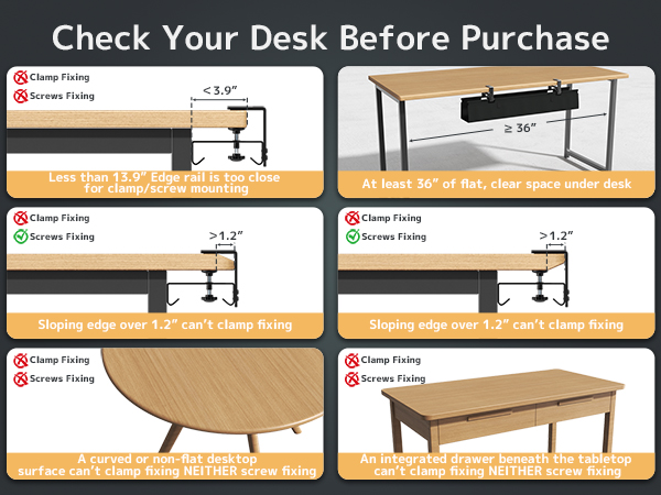 Check Your Desk Before Purchase