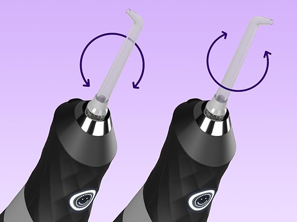 water flosser rotating tips