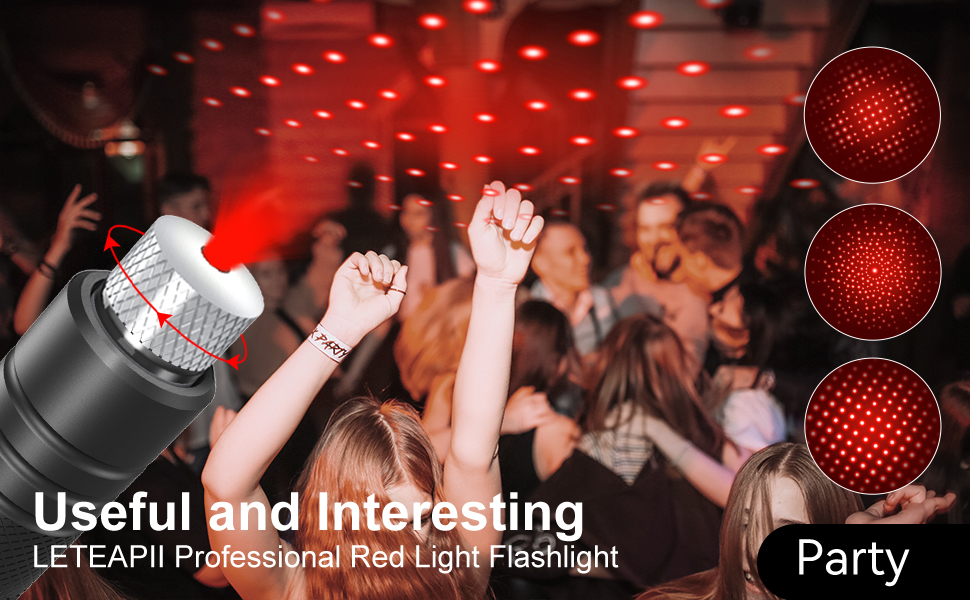 Red Light Flashlight