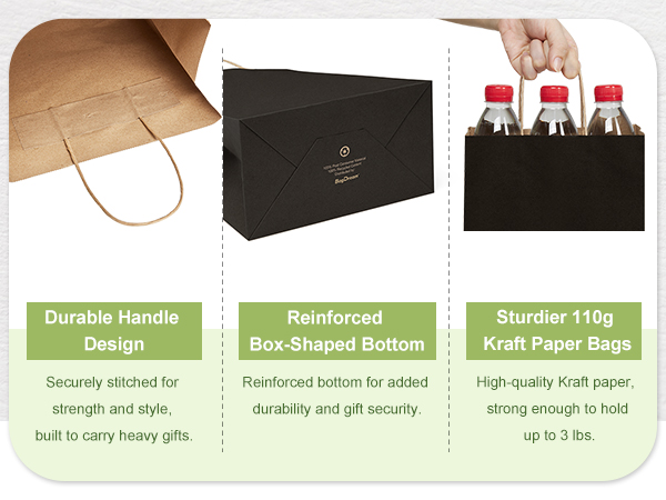 Small Gift Bags black