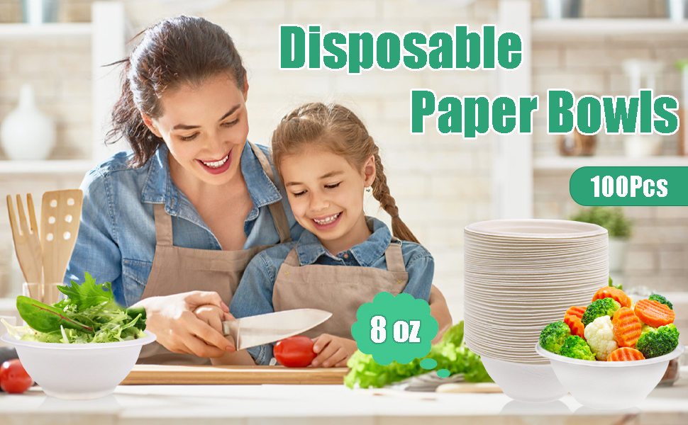 Disposable Paper Bowls