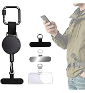 specheer Anti-Theft Phone Tether, Retractable Phone Lanyard with Steel Cable, Locking Carabiner &...