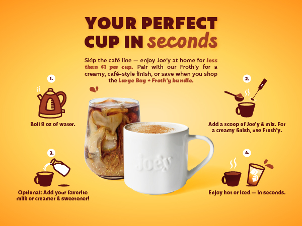 coffee alternative coffee replacement mushroom coffee powder joey low caffeine