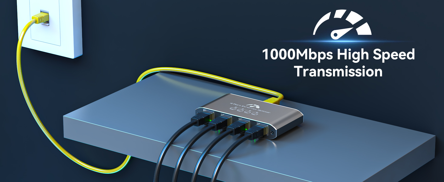 ethernet splitter 1 to 4