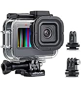 SOONSUN Waterproof Case for GoPro Hero 13 Black/Hero 12 Black/Hero 11 Black/Hero 10 Black/Hero 9 ...