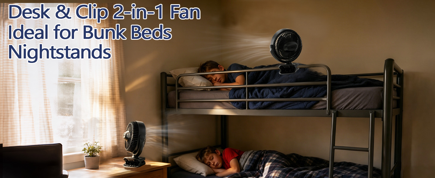 clip on fan for bed