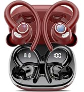 Wireless Earbuds Bluetooth 5.3 Headphones Sport, 2024 Wireless Earphones with Earhooks, HiFi Ster...