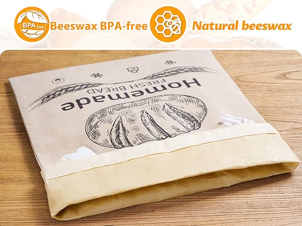 beeswax bread bag