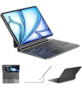 doqo Keyboard Case for iPad Air 13(M2) 2024,iPad Pro 12.9 inch (6th,5th,4th,3rd Gen) 2018~2022,iP...