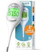 Boncare 9 Seconds Basal Body Thermometer for Ovulation, Oral Thermometer for Adults and Kids - Ac...