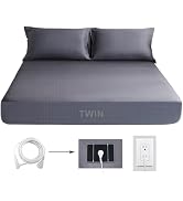 Grounding Sheets Twin Grounding Fitted Sheet Silver Fiber Grounded Bed Sheets Cotton Earth Sheet ...