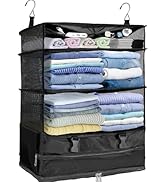 Wymulot Protable Hanging Travel Shelf Bag, Expandable Packing Cube, Luggage Packing Organizer,X-L...