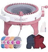 Knitting Machine, 48 Needles King Size Smart Weaving Loom Knitting Round Loom, Smart Knitting Boa...