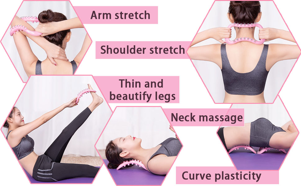 Steel Ball Yoga Ring for Full Body Fascia Massage