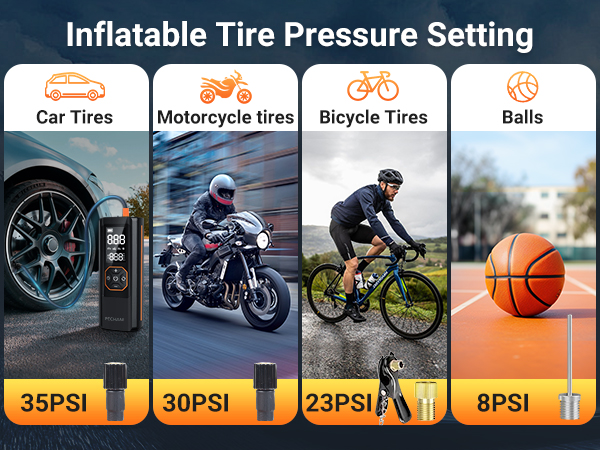 Tire Inflator Portable Air Compressor