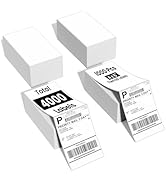Phomemo 4x6 Shipping Labels, 4000 PCS Fan-Fold Thermal Labels, Compatible with MUNBYN,JADENS,Nelk...